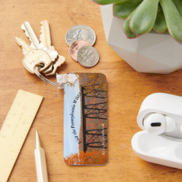 Chaveiro Visite a ponte PA Wilds Picturesque Souvenir Kinzu