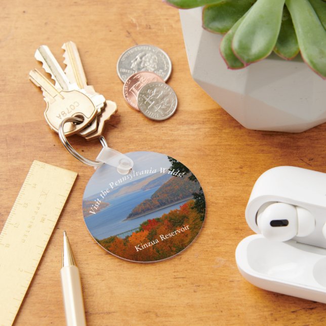 Chaveiro Visite PA Wilds Scenic Souvenir Kinzua Reserva (Mesa)