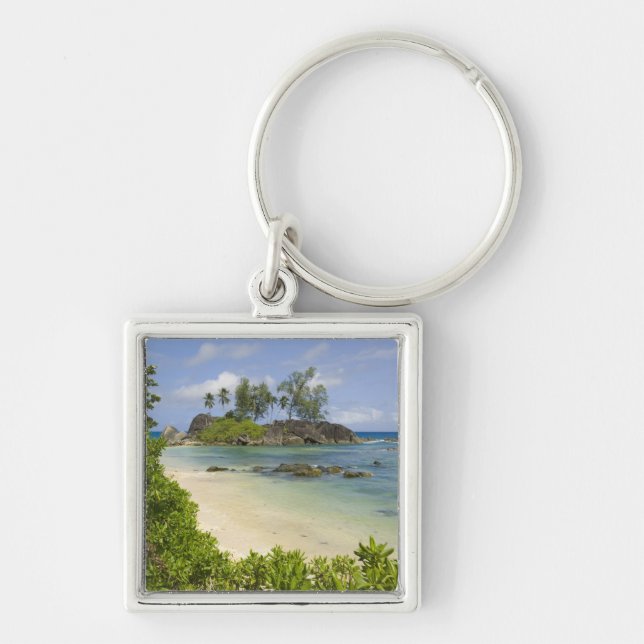 Chaveiro Vista costeira de Mahe Island (Frente)