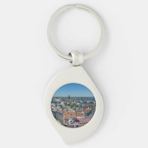 Chaveiro Vista da cidade antiga de Riga de cima