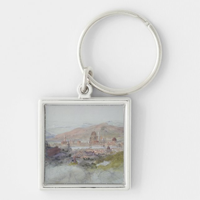 Chaveiro Vista de Florença, 1837-39 (Frente)