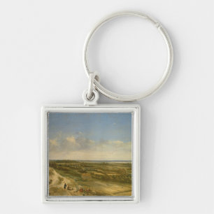 Chaveiro Vista de Haarlem das dunas (óleo em canvas)