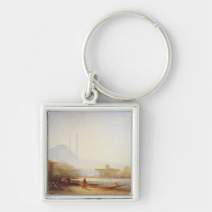 Chaveiro Vista de Istambul, 1864 (óleo em canvas)