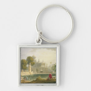 Chaveiro Vista de Sassoor no Deccan, do volume II de '