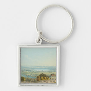 Chaveiro Vista de Zurique, c.1840 (w/c)