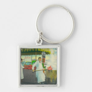 Chaveiro Vista do cais do pescador, obtenção dos