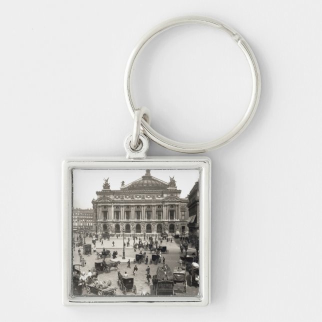 Chaveiro Vista do teatro da ópera de Paris, 1890-99 (Frente)