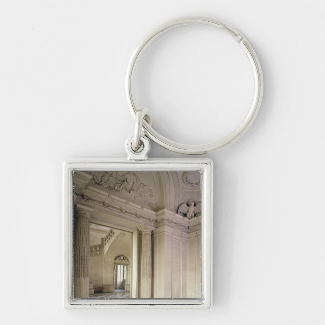 Chaveiro Vista do vestíbulo central, construída 1642-51 (Frente)