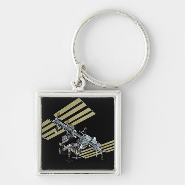 Chaveiro Vista gerada por computador 8 (Frente)