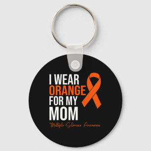 Chaveiro Vista Laranja Para Minha Mãe Sra. Warrior Múltiplo