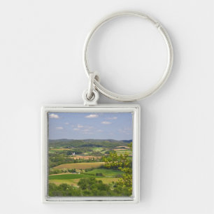 Chaveiro Vista panorâmica de terras agrícolas ao sul de Arc
