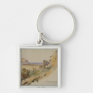Chaveiro Vista perto de Palermo, 1847 (caneta & tinta com