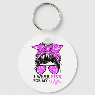 Chaveiro Vista Rosa Para A Minha Esposa Mensagem Cancer De