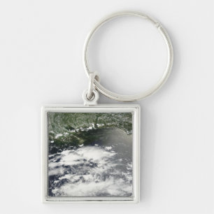 Chaveiro Vista satélite do óleo que escapa 2