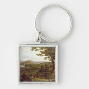Chaveiro Vista T31507 do ao noroeste do castelo Howard,