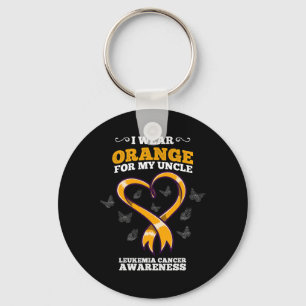 Chaveiro Visto Tio Laranja Tio Leucemia Cancer Consciência