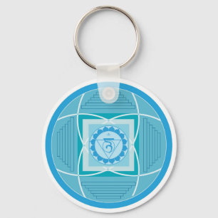 Chaveiro Visuddha Chakra Mandala
