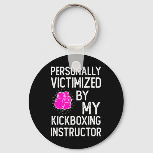 Chaveiro Vitimado Pelo Meu Chute Engraçado de Kickboxing de