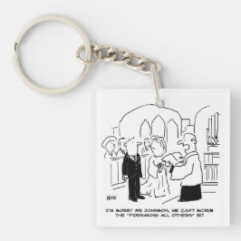 Chaveiro Vítimas do Serviço da Igreja de Casamento não pode