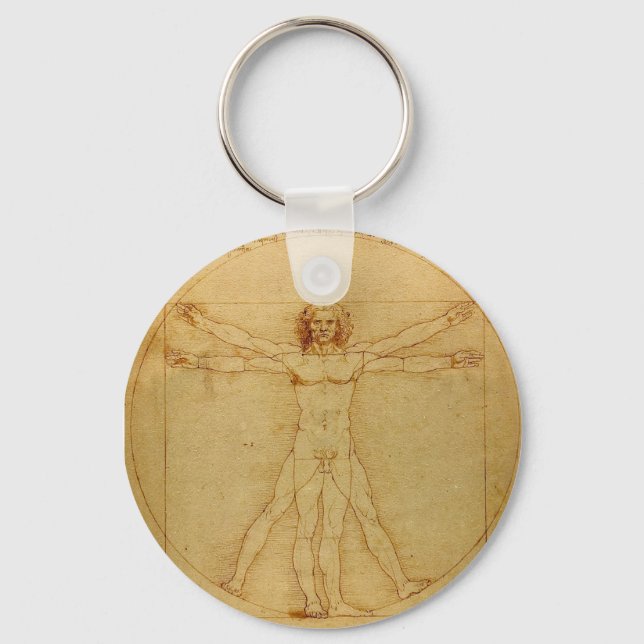 Chaveiro Vitruvian Man Keychain (Frente)