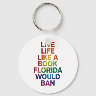 Chaveiro Viva Como Um Livro A Flórida Proibiria Presente Or