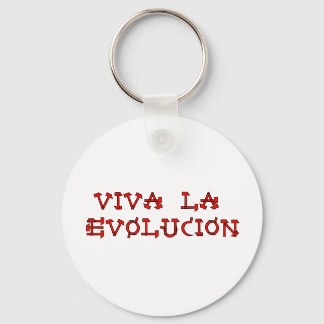 Chaveiro Viva La Evolucion (Frente)