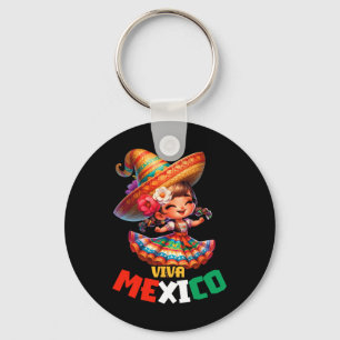 Chaveiro Viva México Dia da Independência Mexicana