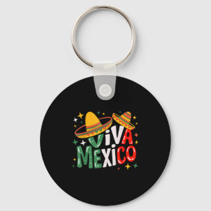 Chaveiro Viva México meninas meninos bandeira mexicana