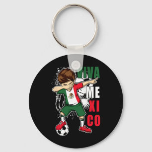 Chaveiro Viva México Menino do Futebol Mexicano Dia da Inde