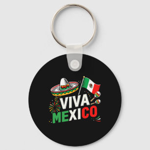 Chaveiro Viva México Para O Dia Da Independência Mexicana E