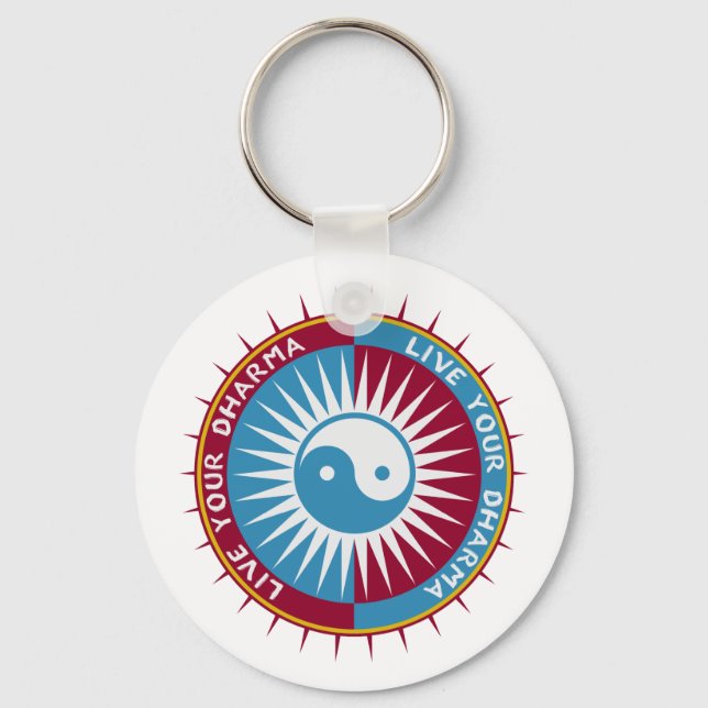 Chaveiro Viva o seu Dharma (Frente)