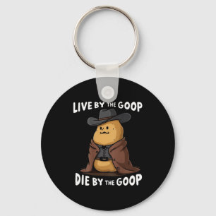 Chaveiro Viva pelo Goop Morra pelo Goop Cowboy - Por trás