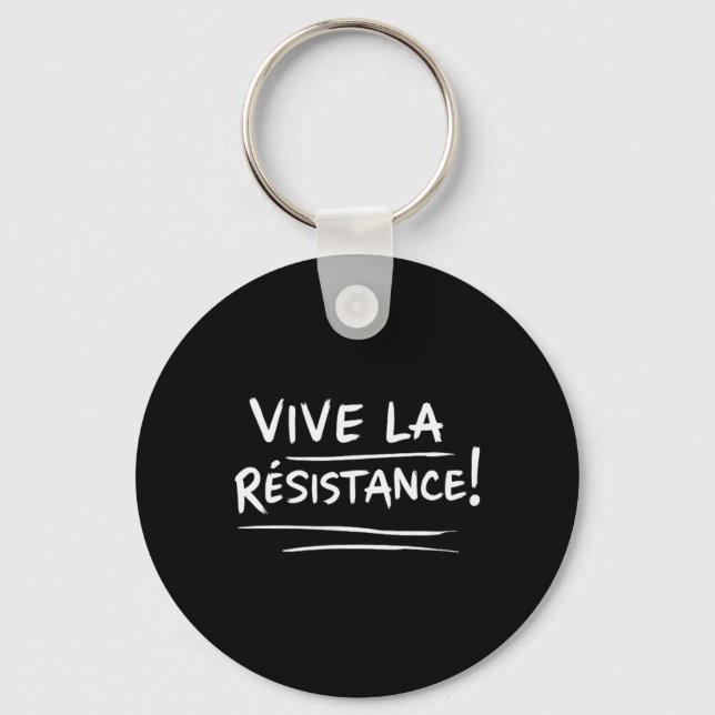 Chaveiro Vive La Resistance Resist Trump 1 (Frente)