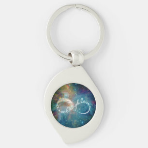 Chaveiro "Vive símbolo místico impressionante da infinida