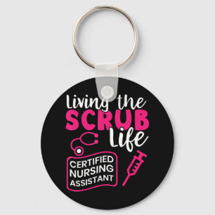 Chaveiro Vivendo O Scrubs Life _ Certified Nursing Assista