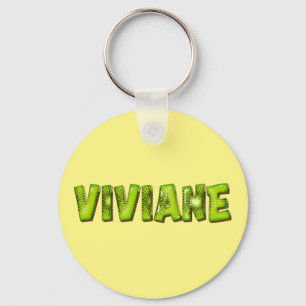 Chaveiro Viviane Name Kiwi Design Schlüsselanhänger