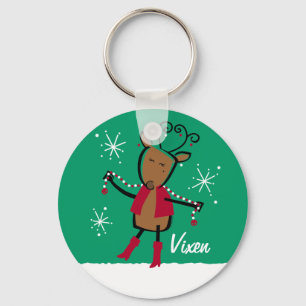 Chaveiro Vixen Reindeer Custom Keychain