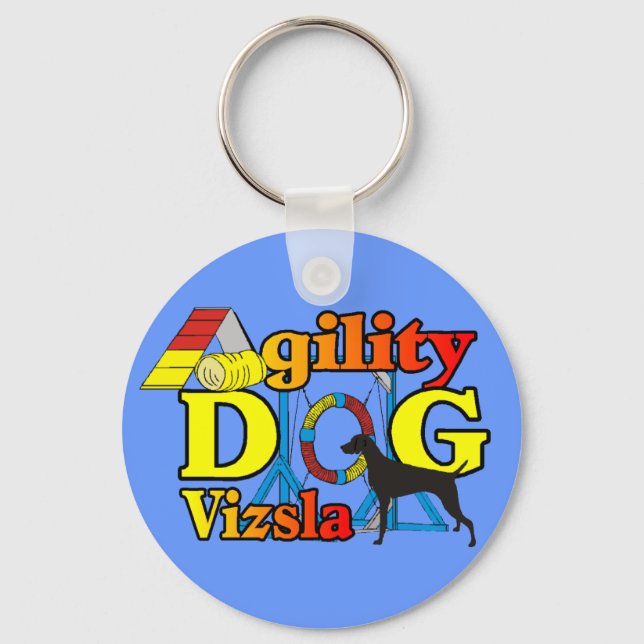 Chaveiro Vizsla Agilidade Shirts Dons (Frente)