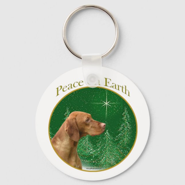 Chaveiro Vizsla Peace (Frente)