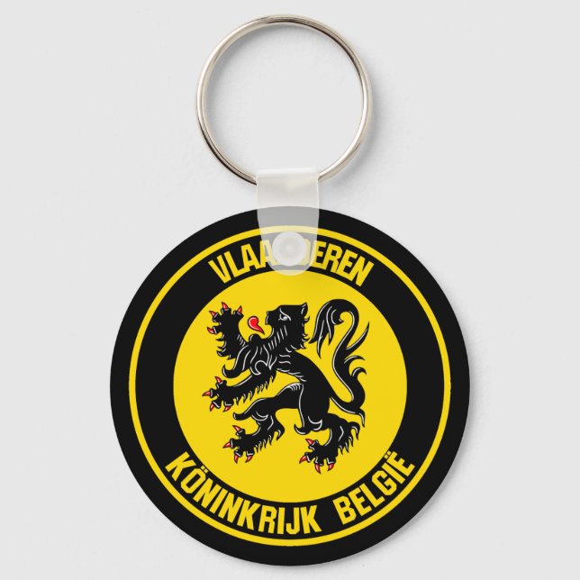 Chaveiro Vlaanderen Round Emblem (Frente)