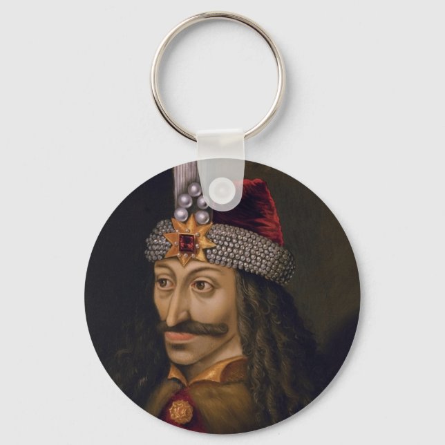Chaveiro Vlad tepes Impaler Voivode retrato Dracula histori (Frente)