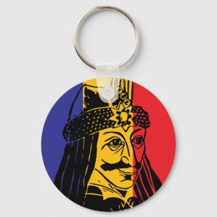 Chaveiro Vlad Tepes o Impaler - bandeira tricolor