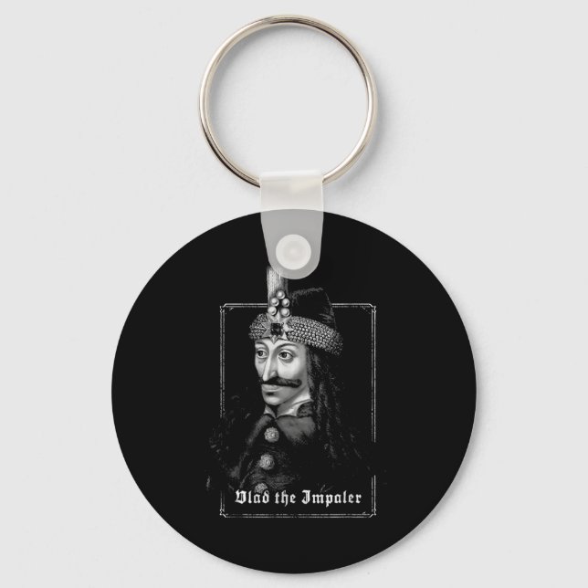 Chaveiro Vlad The Impaler Vintage Gothic Medieval Art  (Frente)