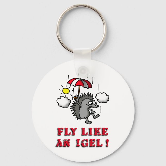 Chaveiro voa como um igel (Frente)