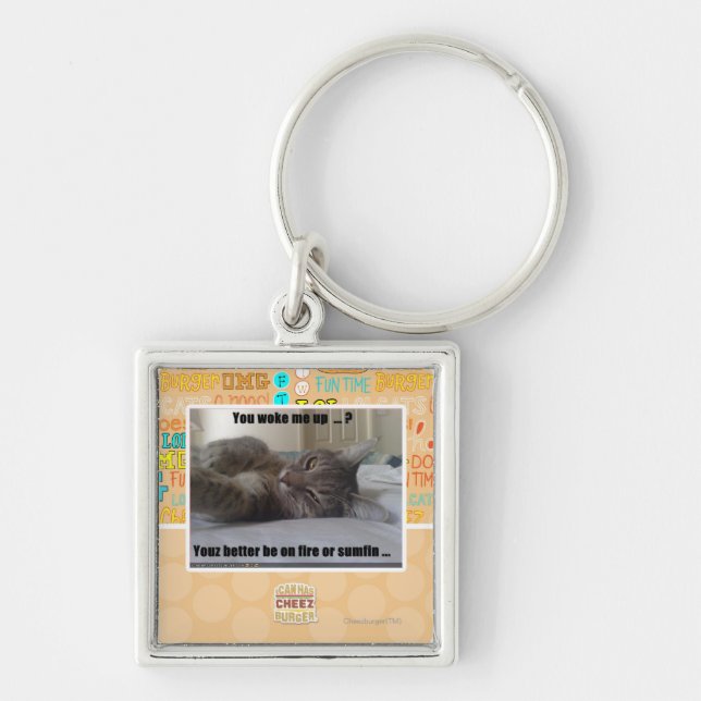 Chaveiro Você acordou-me acima (Frente)