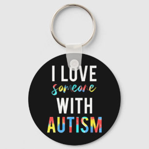 Chaveiro Você ama alguém com autismo e quer fazer o quê?