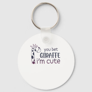 Chaveiro Você aposta que girafa que sou bonita
