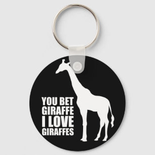 Chaveiro Você Aposto Girafa Que Eu Adoro Girafas Chave