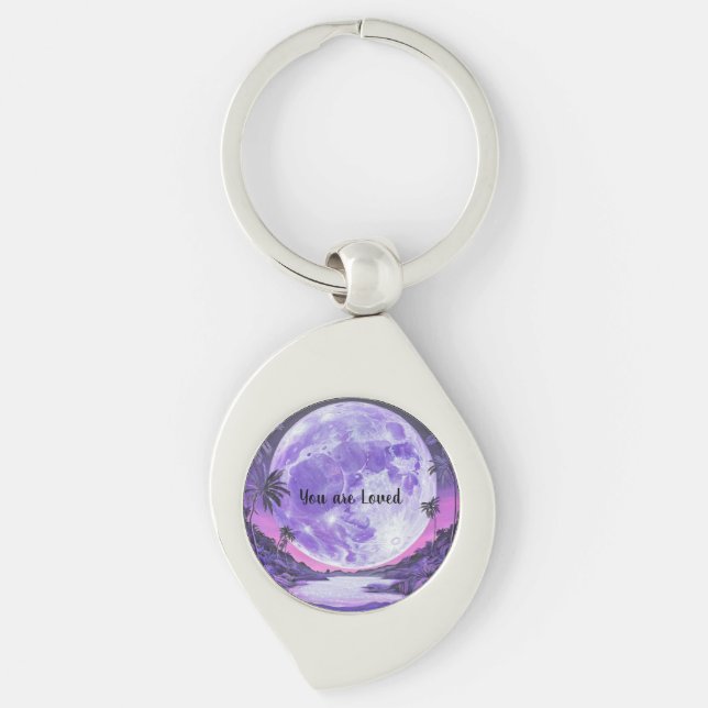 Chaveiro Você É Amado - Prêmio De Lua Acrílica (Frente)