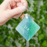 Chaveiro Você é capaz de uma citação inspiracional<br><div class="desc">Chaveiro de citação inspiradora que diz "Você é capaz de mais do que você pensa."</div>